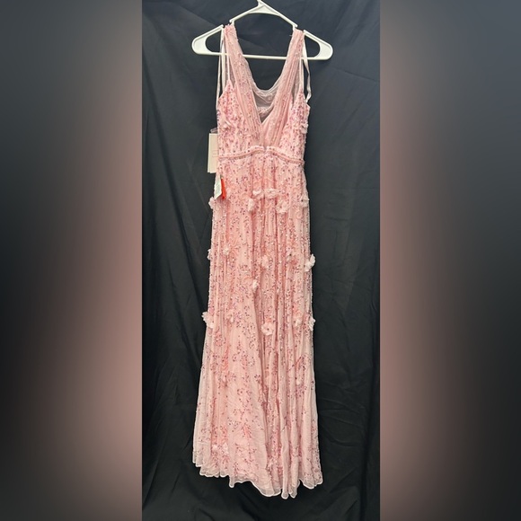 Mac Duggal 93685 Pink Long Sequins Formal Dress - Picture 6 of 9